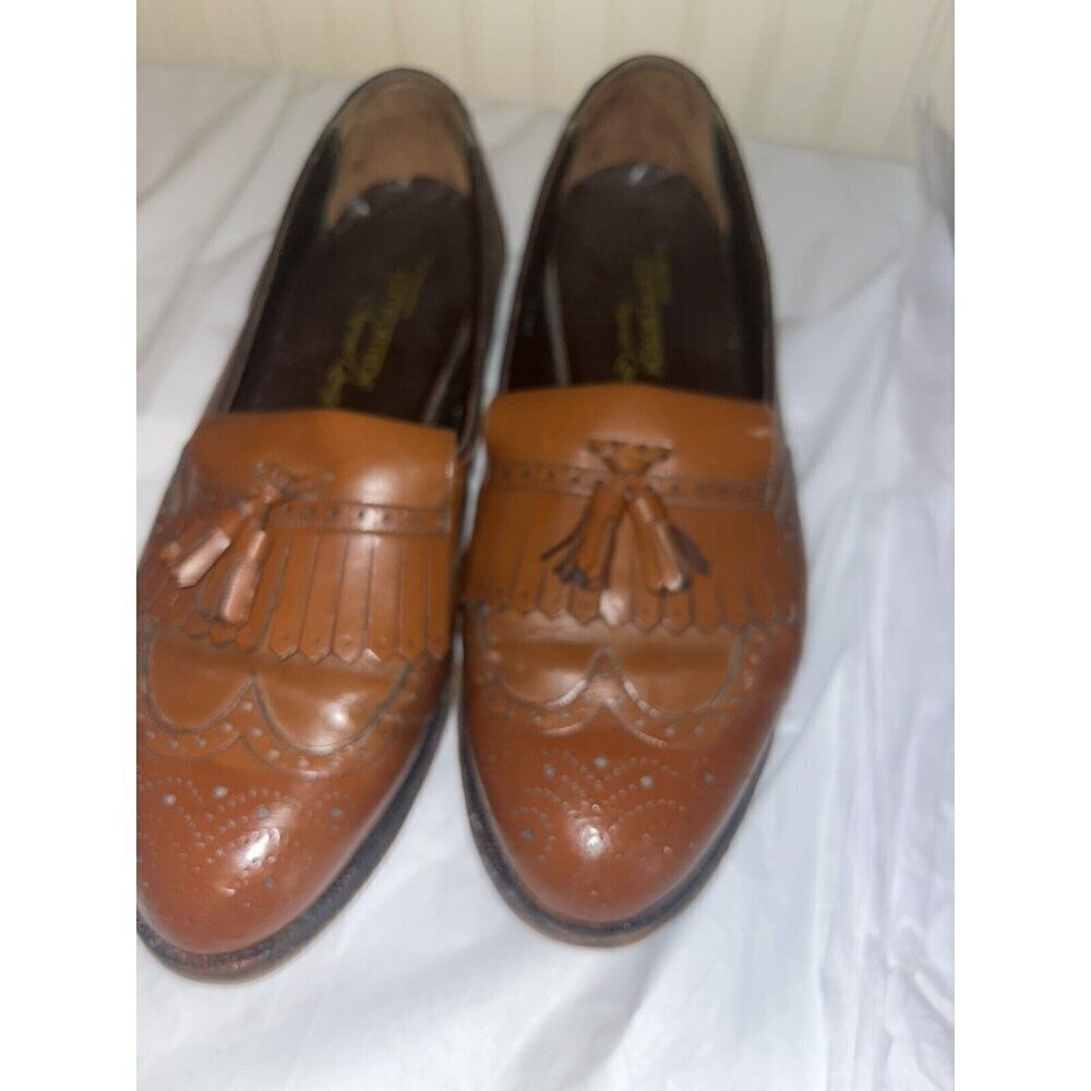 FLORSHEIM LEXINGTON Wingtip LoaferTassel Kiltie SIZE 9.5 E - Picture 9 of 13